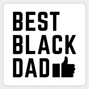 Best Black Dad Approved Sticker